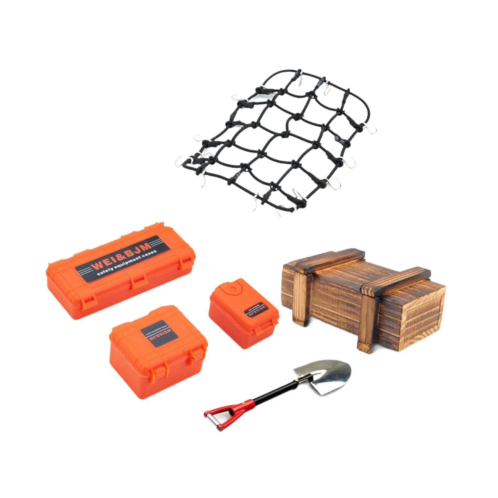 Decoración de techo de coche trepador de control remoto para actualización de oruga de control remoto 1/10 resistente para SCX10 - imagen 5