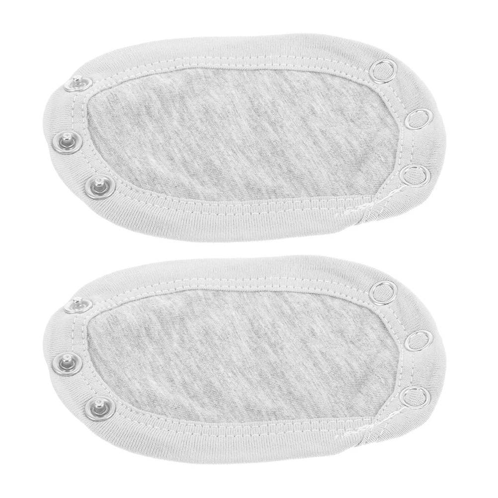 Extensor de crecimiento para bebé, 2 uds., doble capa de algodón suave, longitud ajustable, mono para recién nacido, extensión de botón a presión, a prueba de fugas, otoño - imagen 3