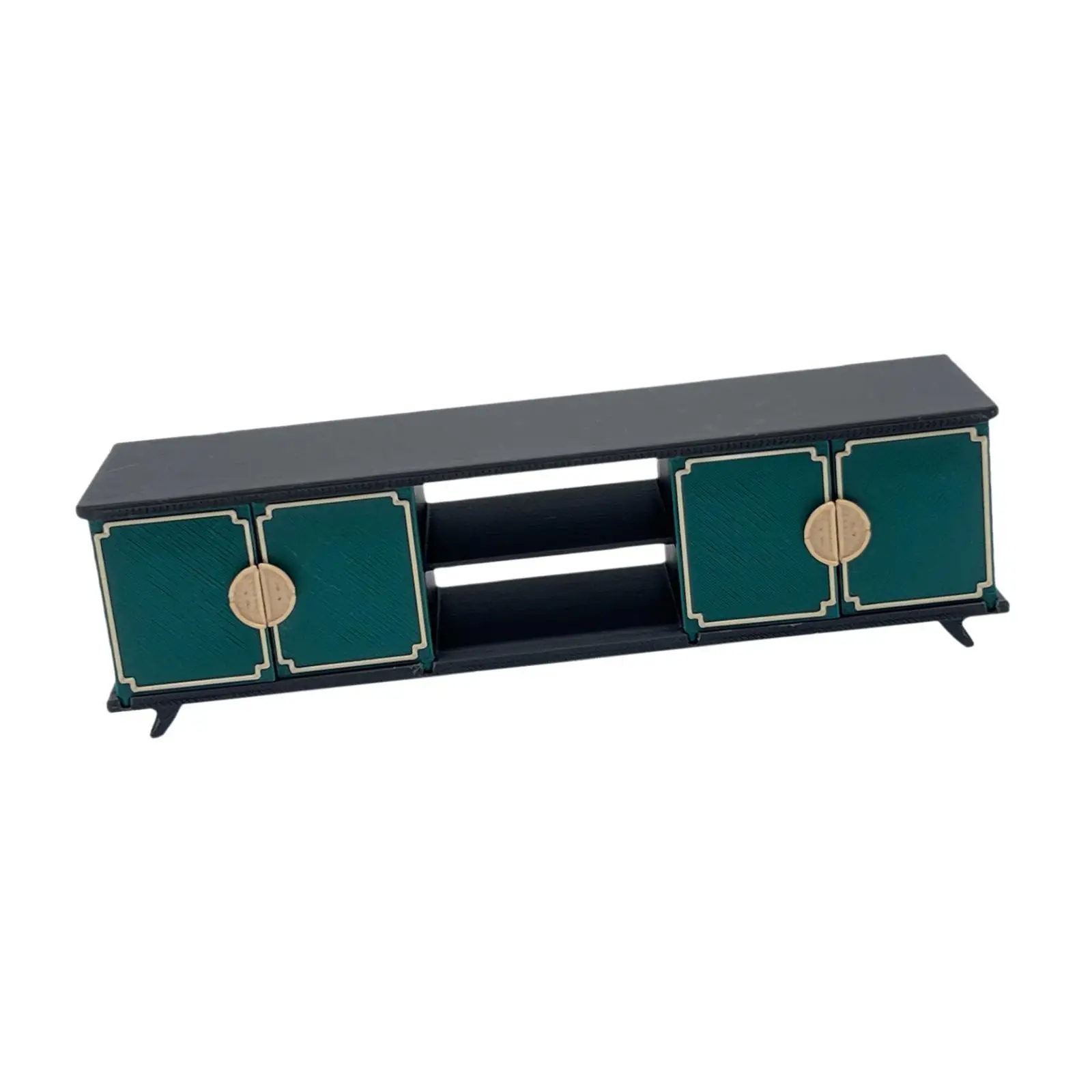 Mueble de TV en miniatura para niños, modelo a escala 1/12, juguete para juego de imitación, accesorios modernos para casa de muñecas, muebles para casa de muñecas, Micro muebles - imagen 2