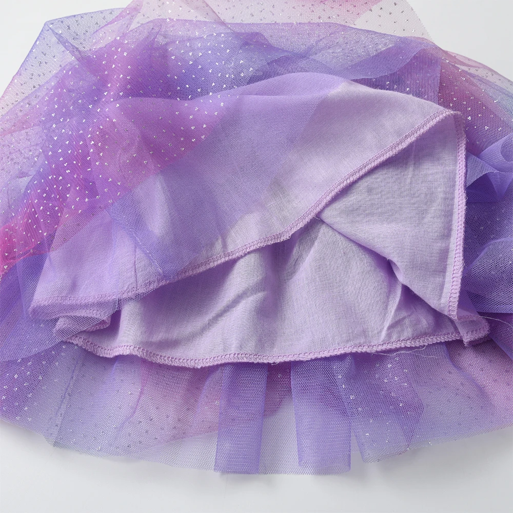 DXTON Falda de tul degradado para niña estilo princesa – Suave y bonita - imagen 5