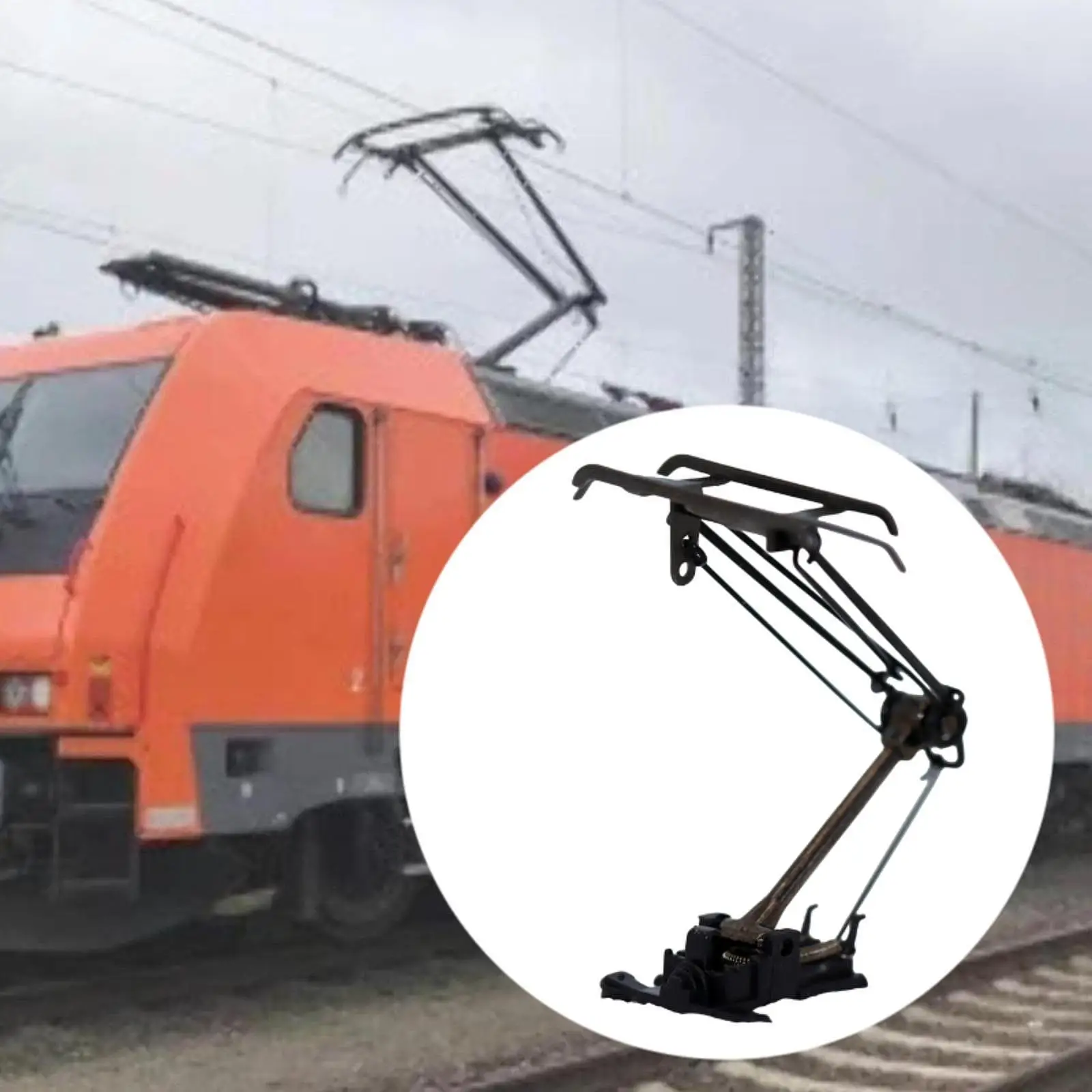 Pantógrafos de brazo 1/87, pieza de arco, accesorios de tren DIY para modelo de tren resistente