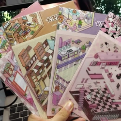 Pegatinas kawaii conejos para niños – Scrapbooking infantil 3D