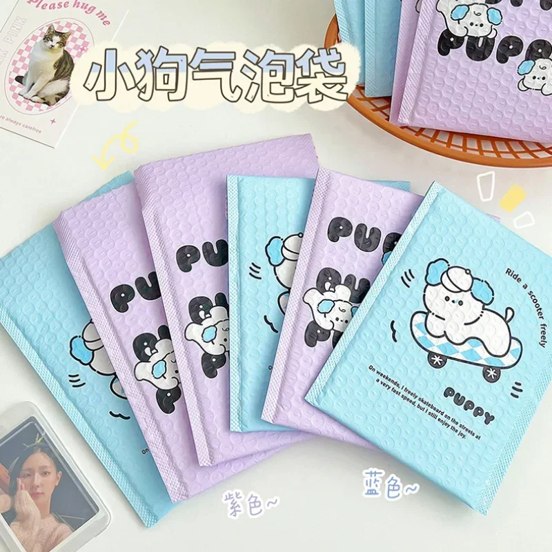 10 Uds. De sobres de burbujas de Color caramelo para cachorros coreanos, bolsa de embalaje para tarjetas fotográficas Kpop de 3 pulgadas, bolsa de sobres de envío Kawaii a prueba de golpes - imagen 2
