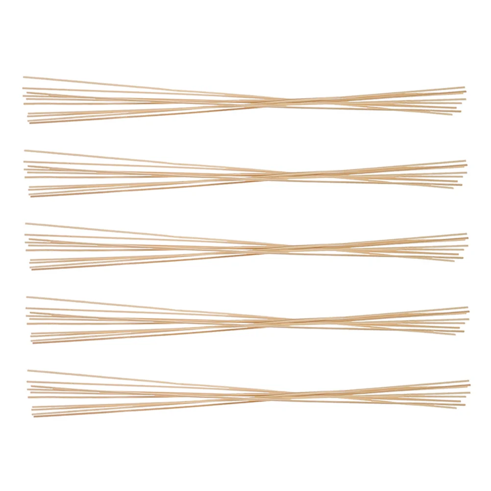 50 Uds. De materiales para hacer cometas, palos de bambú, tiras artesanales largas de color amarillo claro sin terminar para marco de cometa DIY, accesorios de varillas de soporte - imagen 4