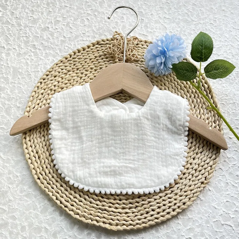 Babero bandana de gasa para bebé – absorbente y suave - imagen 2