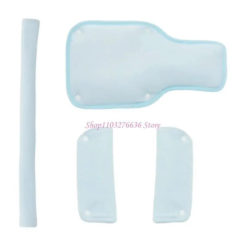 R6FD Baby Rollers Rosculador Protector Protección almohadilla del hombro Cubierta altura del ardor infantil con - imagen 4