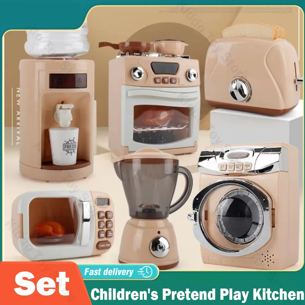 Horno microondas de juguete – Cocina imitación Montessori para niños - imagen 2