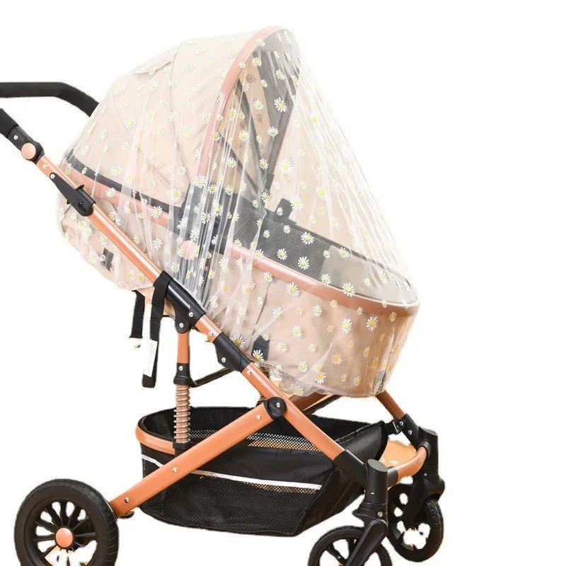 Mosquitera sombrilla protectora para cochecito de bebé - imagen 5