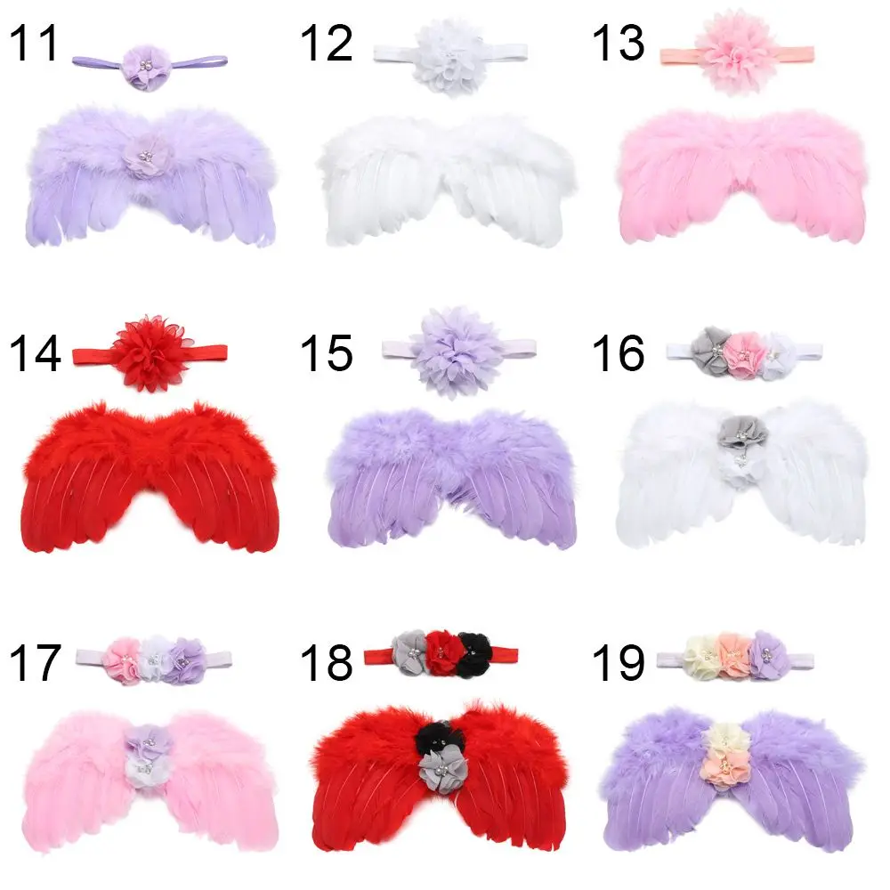 Nueva ropa de bebé, sombreros para niñas, ala de Ángel, accesorios de fotografía recién nacido, accesorios para fotos de bebés, disfraces para bebés - imagen 5