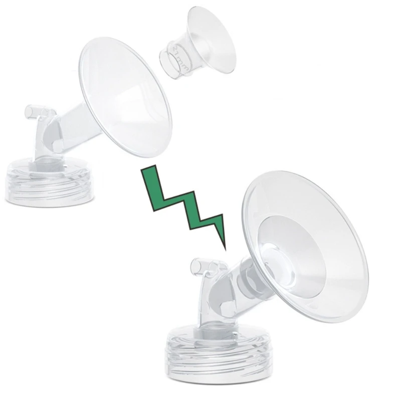 Accesorio brida ajustable Inserto brida universal Adaptador fácil usar para extracción eficiente leche con - imagen 4