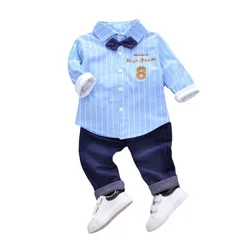 Conjunto de ropa de bebé para primavera y otoño – Camisa y pantalones