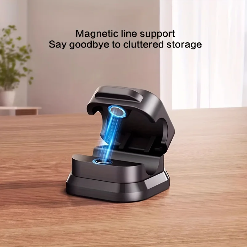 Clips magnéticos instalados en superficie metálica del coche