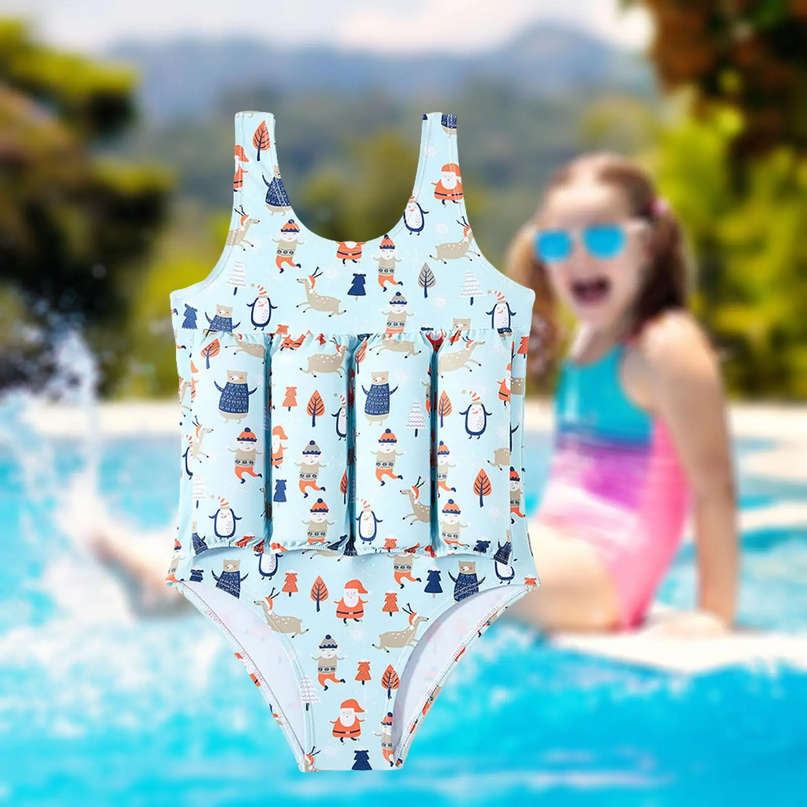 Kids Floatation Swimsuit Cute Soft Summer Float Swimwear Swim Vest with Removable Buoyancy for Swimming Pool Holiday Water Park Kids Floatation Swimsuit Cute Soft Summer Float Swimwear Swim Vest with Removable Buoyancy for Swimming Pool Holiday Water Park
