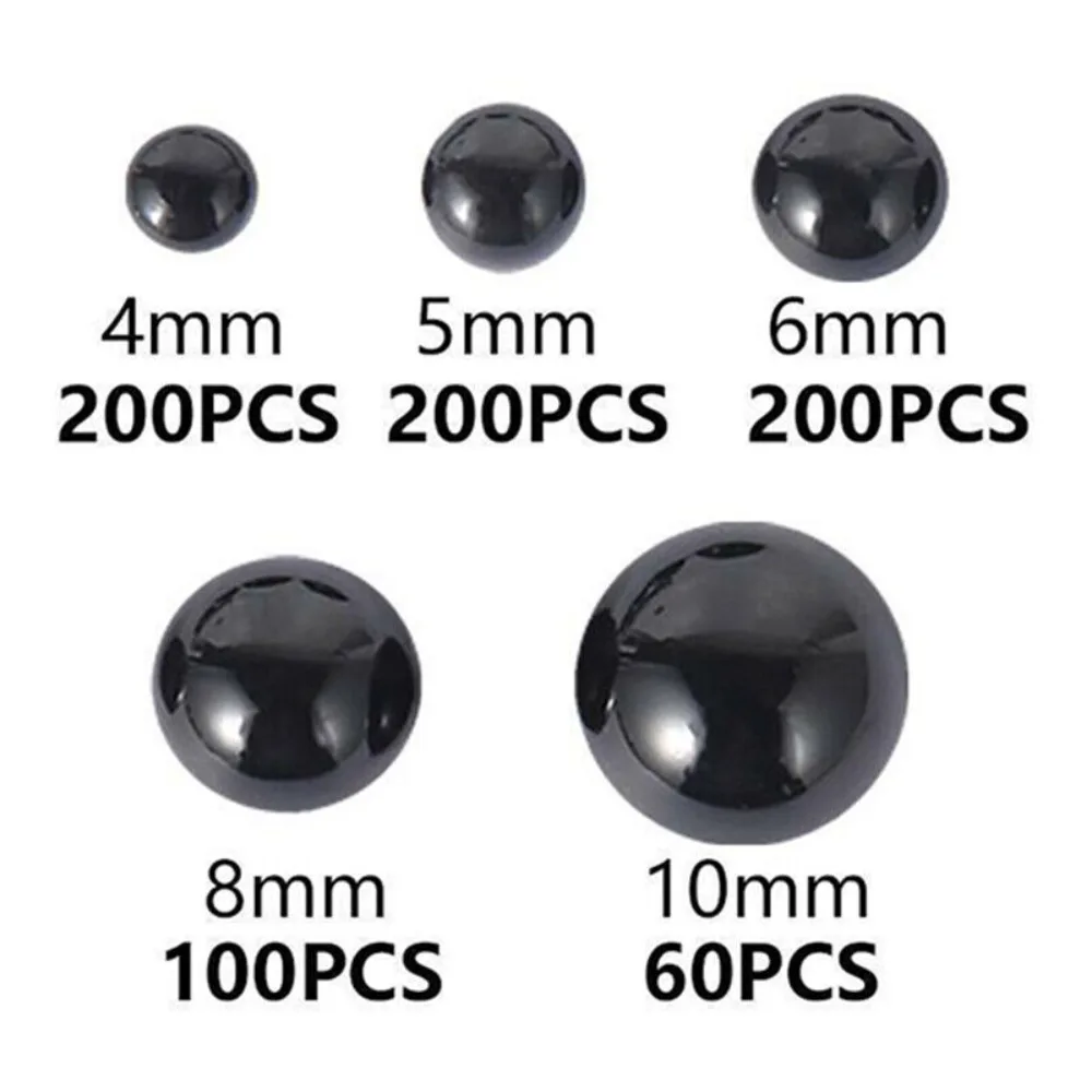 Muñecas de animales, nariz de oso de peluche suave de plástico, ojos de seguridad negros, ojos de seguridad DIY - imagen 5