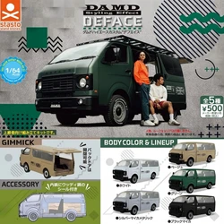 Stasto Furgoneta Camper 1/64 PLUS – Juguete ensamblable con puerta