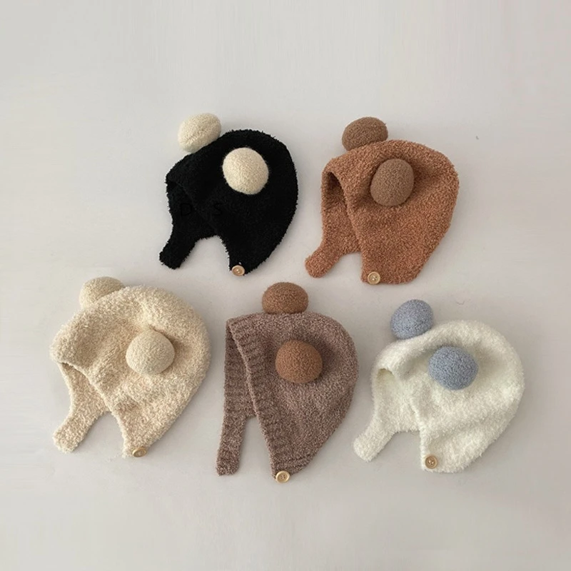 Gorro polar de invierno para bebé – Forro suave anti-frío - imagen 3
