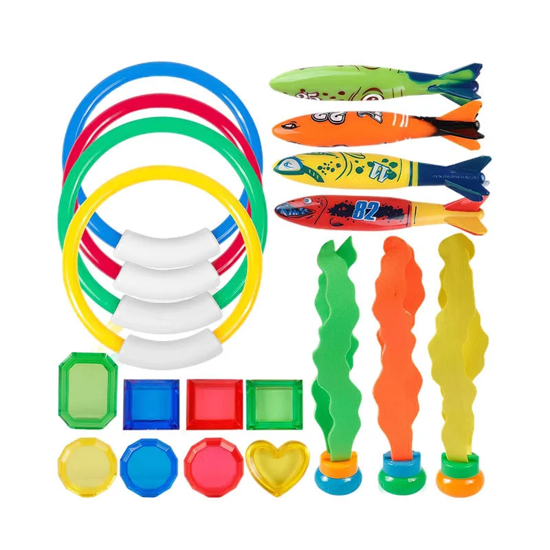 Set buceo infantil para piscina – Juguetes verano colores vivos - imagen 5