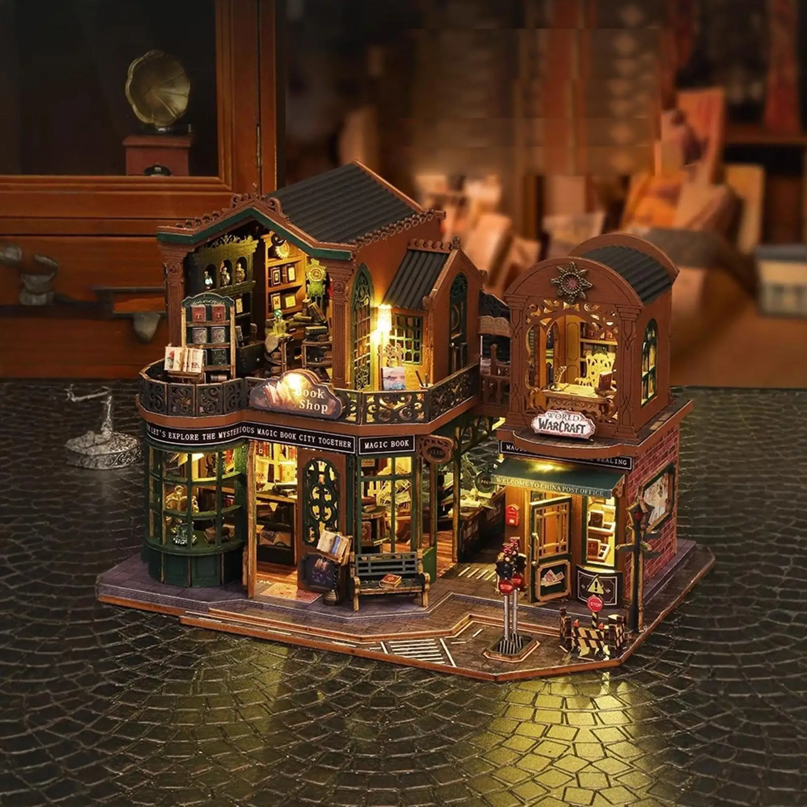 Diy Mini Kits de casa de muñecas adorno juguete educativo para niños mayores de 12 años rompecabezas 3D - imagen 3