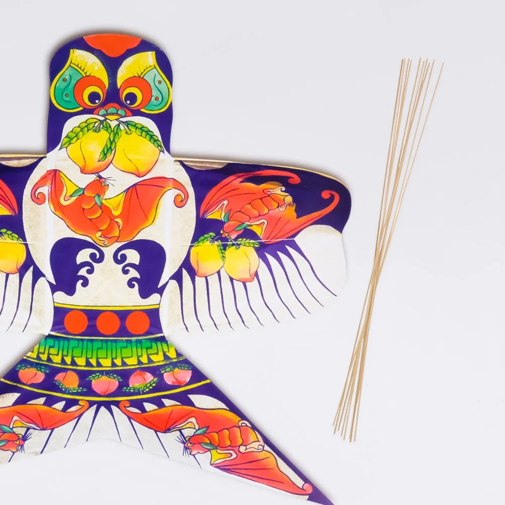 50 Uds. Materiales de fabricación: palos largos de bambú amarillo claro para manualidades de linternas de cometa Diy, suministros de fabricación sin terminar, ligeros - imagen 2