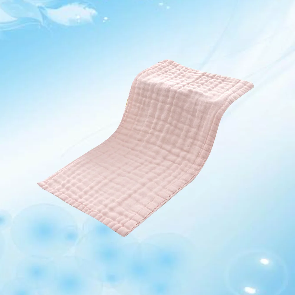 Toalla para lavar la cara de bebé, babero rosa de algodón puro, toalla de absorción de agua, pañuelo para niños, suministros para bebés, pañuelo para niños - imagen 2