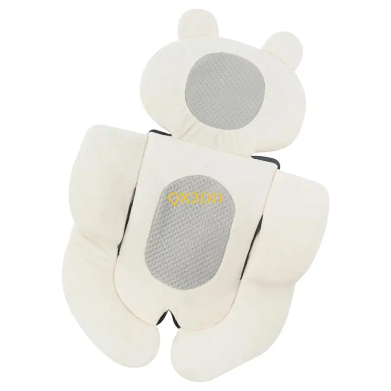Cubierta extraíble almohadilla silla infantil ventilada QX2D para cochecitos y asiento para automóvil - imagen 4