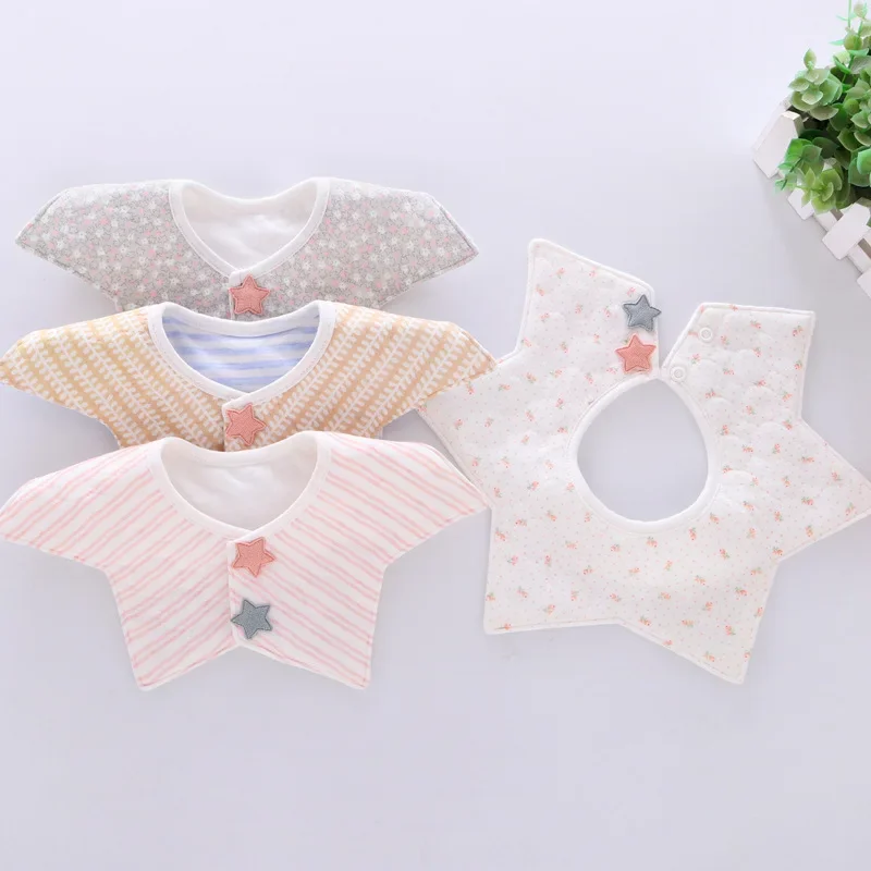 Babero bandana de algodón impermeable para bebé - imagen 4
