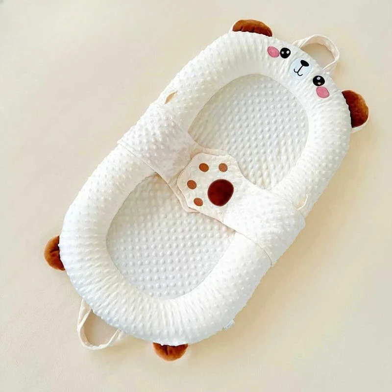 Almohada inclinada anti-acup bebé – Calmante recién nacido doble cara - imagen 2