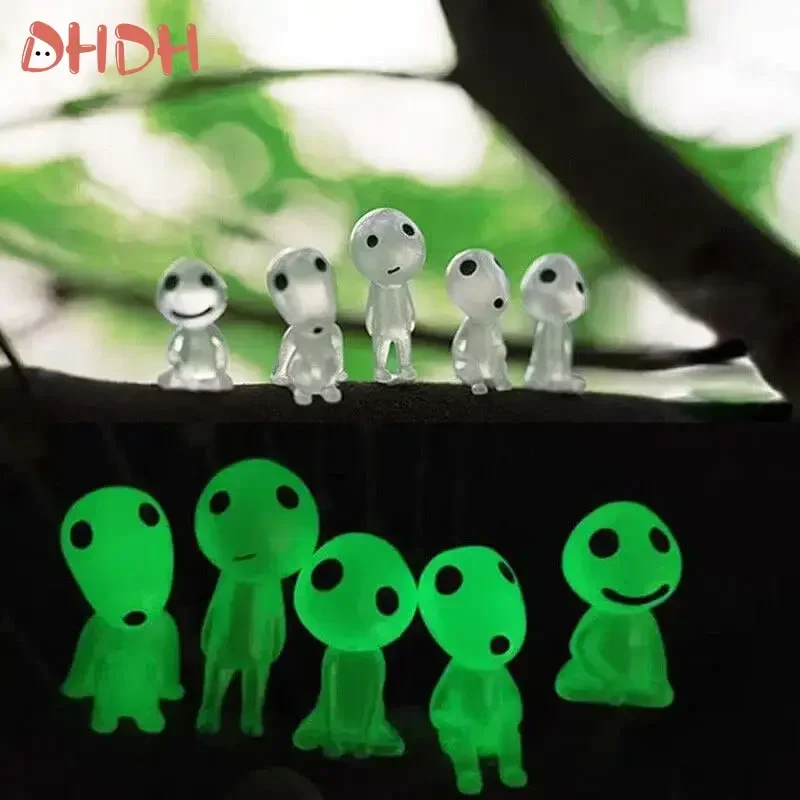 10 Uds. Decoración de paisaje en miniatura, elfos luminosos, estatua luminosa decorativa para jardín al aire libre, decoración de paisaje de pecera - imagen 5