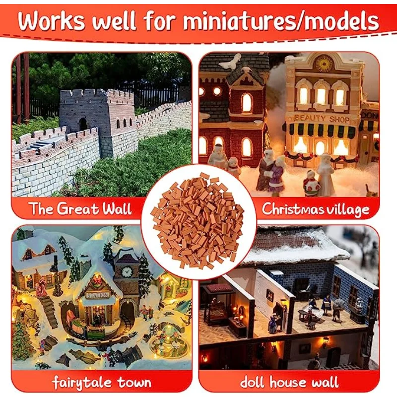 Mini construcción jardín de hadas con ladrillos decorativos para niños - imagen 5