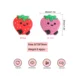 10pcs Mix strawberry