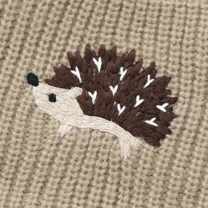 Peleles para bebés y niños, monos sin mangas tejidos con erizo bonito para recién nacidos, monos Unisex para bebés de 0 a 18m, disfraz para niños pequeños - imagen 5