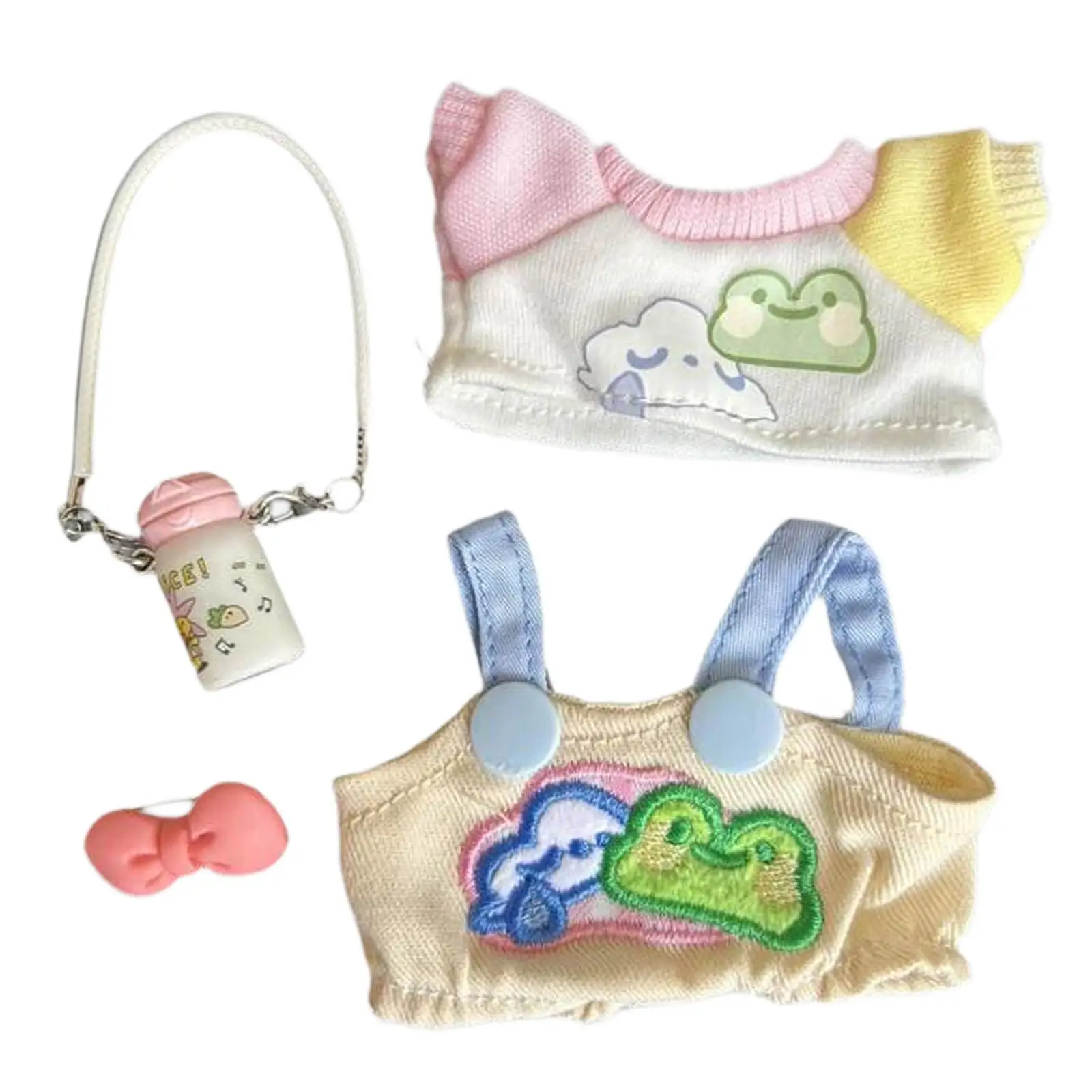 Doll Clothing Doll Frog Clothing Keychain Doll DIY Supplies,Novelty Gifts