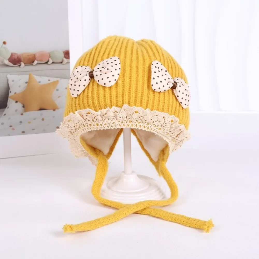 Lei Feng gorro de punto cálido con protección para oídos y pompón - imagen 4