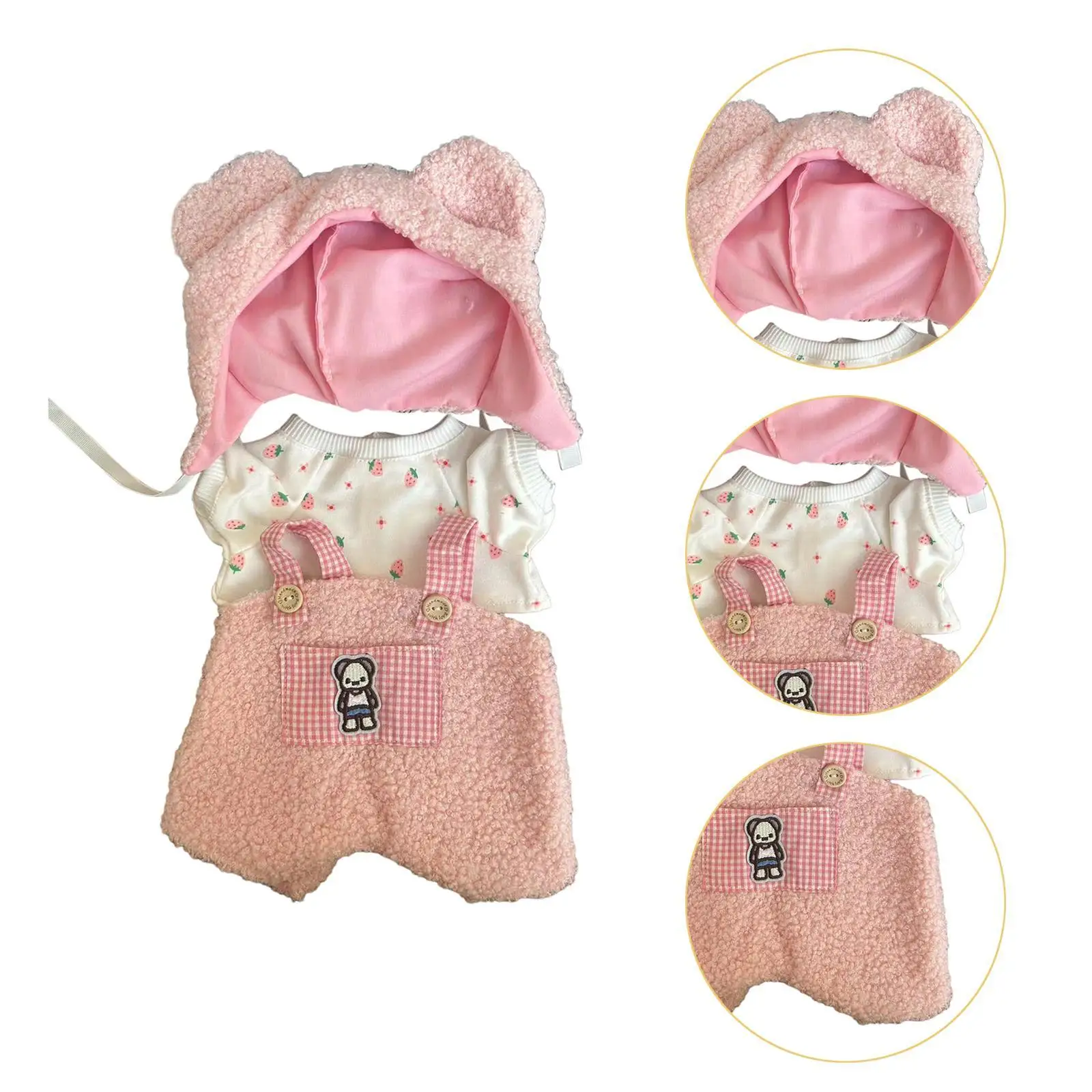 38cm Plush Doll Clothes Comfortable Fashion Dress up Costumes Doll Clothing
