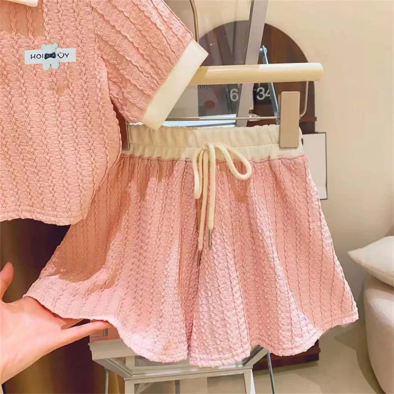 Conjunto verano niña camiseta y pantalón manga corta - imagen 4