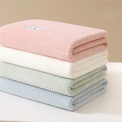 Toalla con capucha para bebé suave, gruesa y absorbente - Color sólido