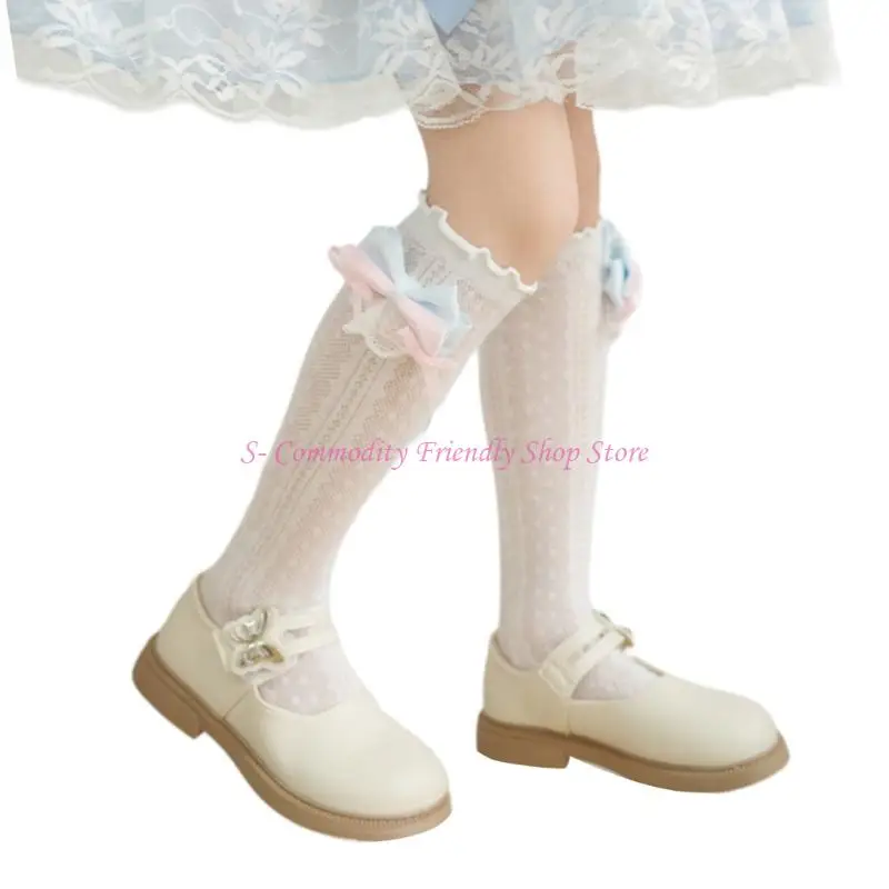 tubo largas 85ae niñas calcetines ternera suaves y cómodos calcetines acento para desgaste diario y fiestas - imagen 5