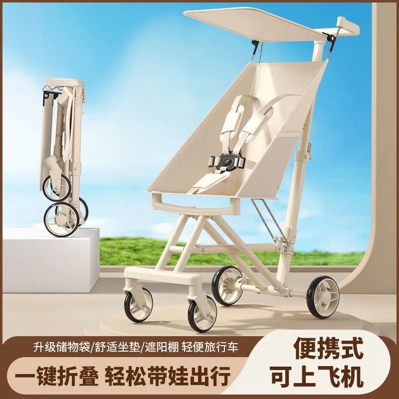 Cochecito paraguas plegable para bebé – Ligero y práctico para viajar - imagen 3