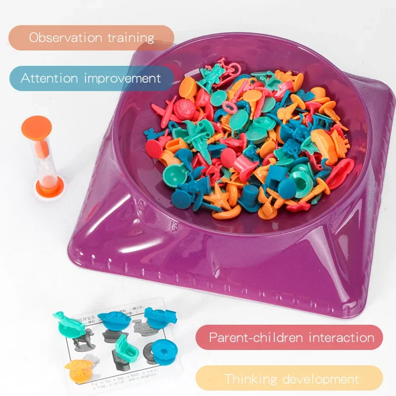 2025 juguetes de caza del tesoro entrenamiento de pensamiento lógico educación temprana para padres e hijos juego de mesa de fiesta familiar - imagen 4