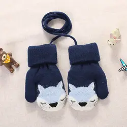 Manoplas de invierno para niños – Tejidas suaves y térmicas