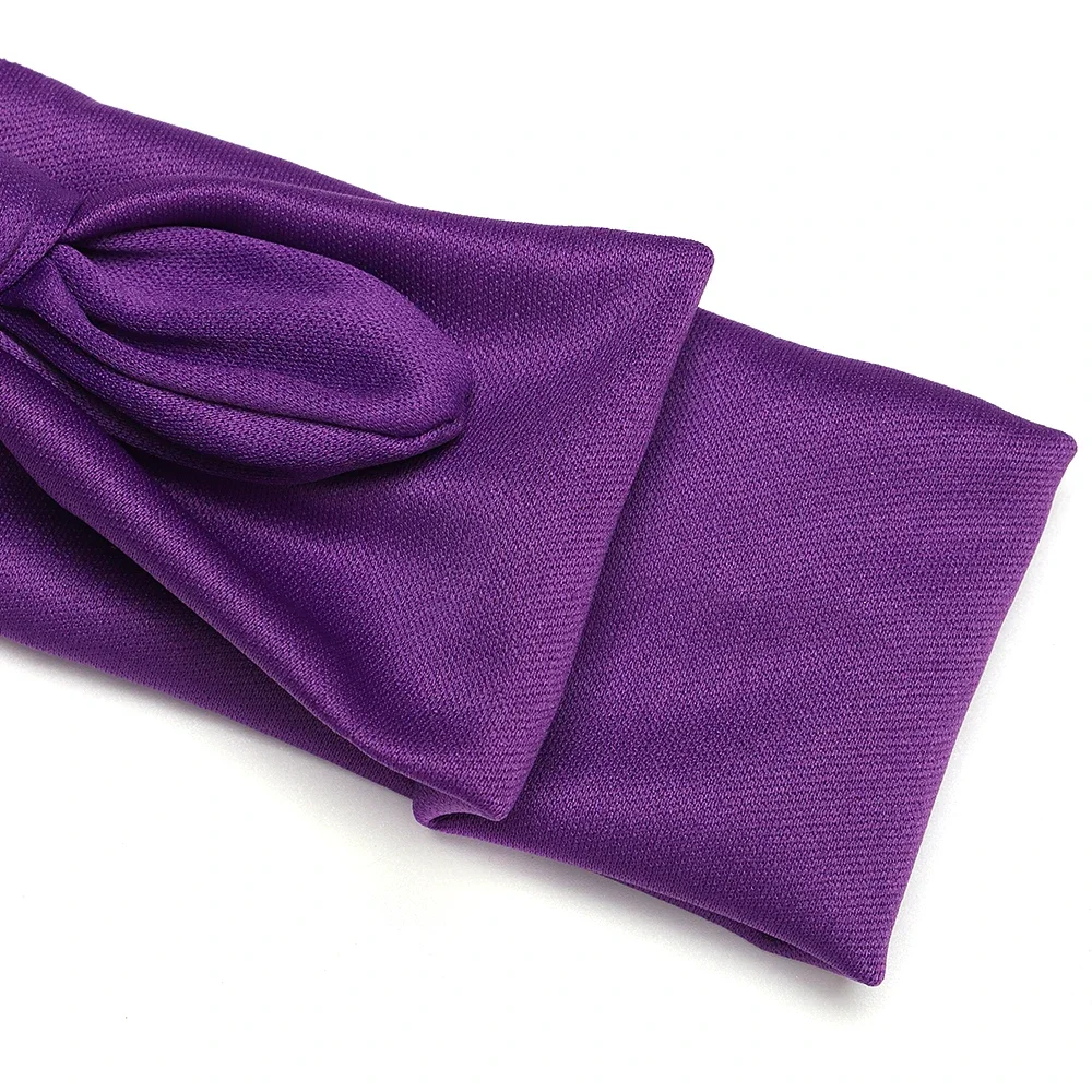 Diadema de nailon para bebé, turbante con lazo de conejo suave, bandas para el cabello para niña, accesorios elásticos para el cabello 2024 - imagen 5