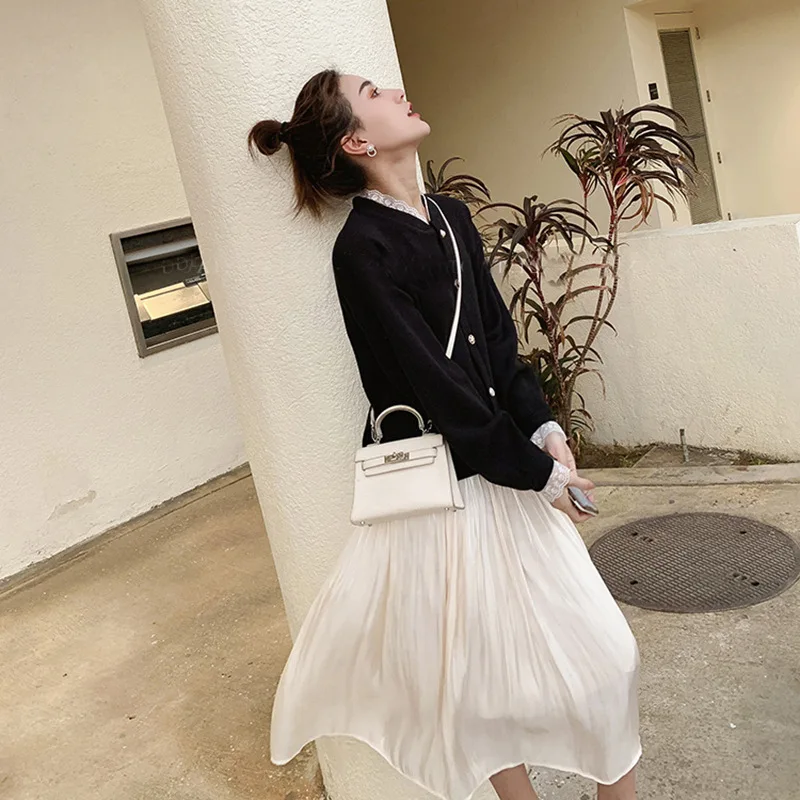 Falda de maternidad suave cuatro estaciones estilo coreano casual - imagen 3