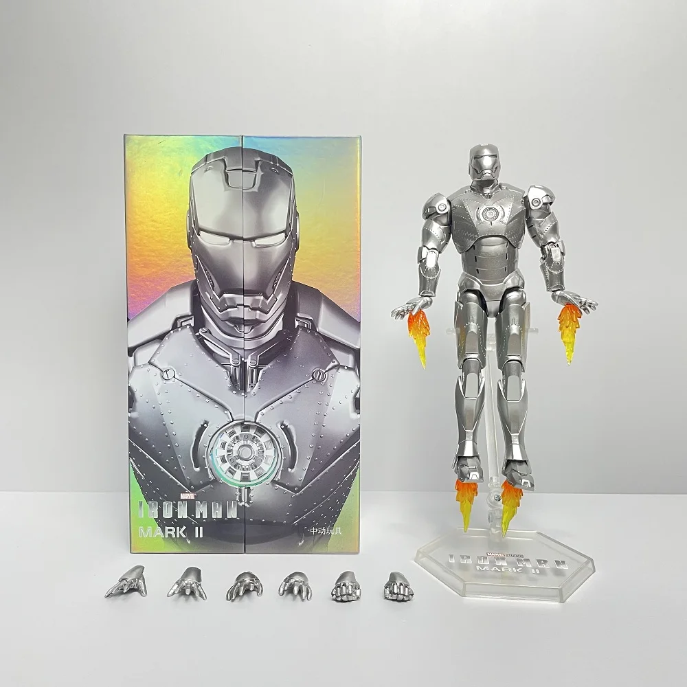 Marvel vengadores ZD juguetes Iron Man MK3 MK1 MK6 MK7 MK5 Tony Stark Iron Patriot War Machine figura de acción Ironman coleccionar juguete para regalo - imagen 5