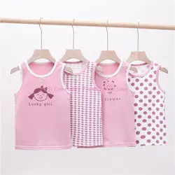 85AE Camiseta de verano sin mangas para niñas – tejido suave