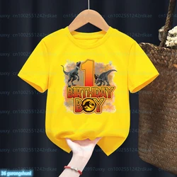 Camiseta dinosaurio niño estilo Parque Jurásico