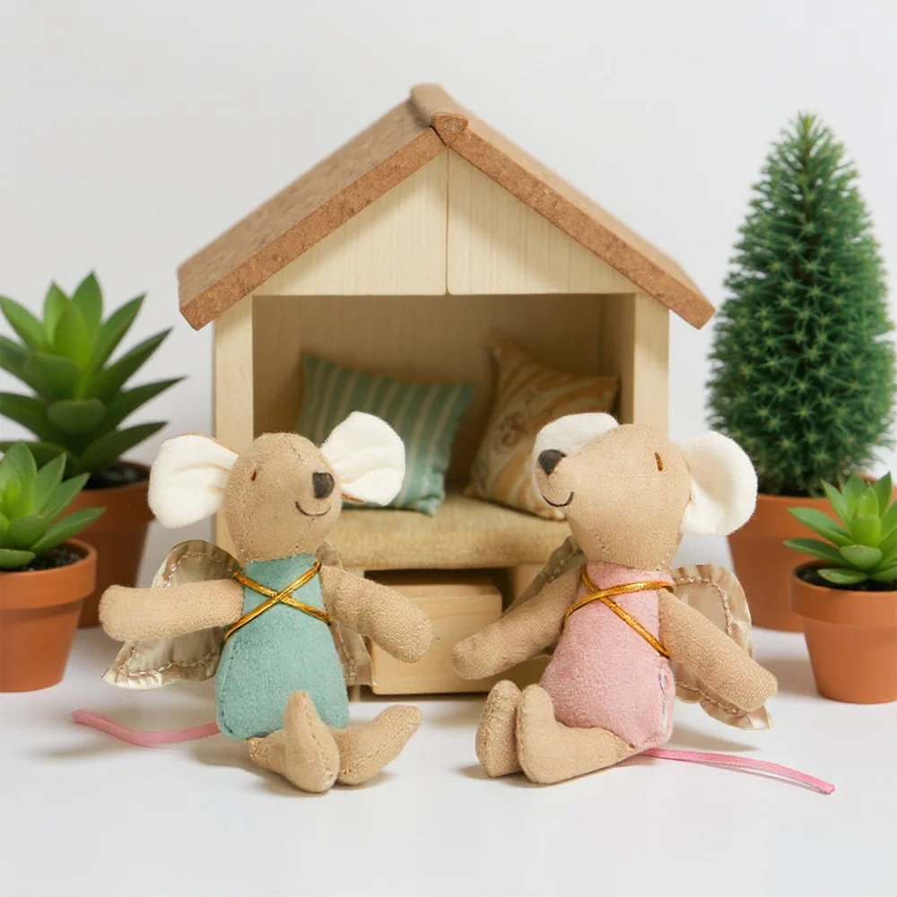 Peluche de ratón suave para niños – Regalo de cumpleaños original - imagen 2