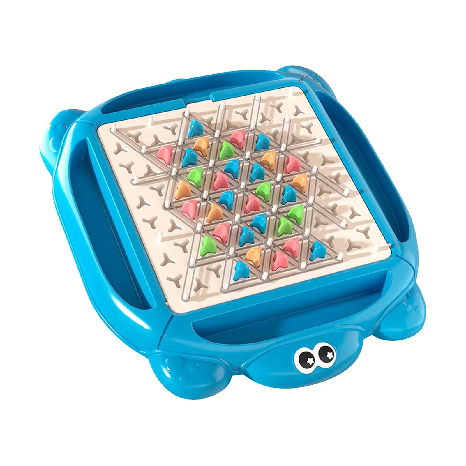 Triggle Board Game Strategy Peg Board Game Family Game, Triggle Rubber Band Game for Problem Solving Fine Motor Creativity
