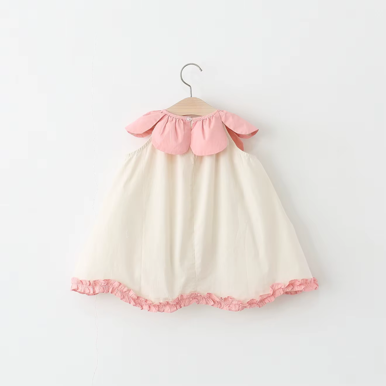 Conjunto verano niña en algodón sin mangas floral estilo coreano