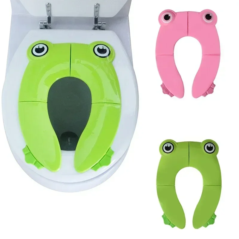Asiento portátil plegable para inodoro – Entrenamiento baño bebé - imagen 3