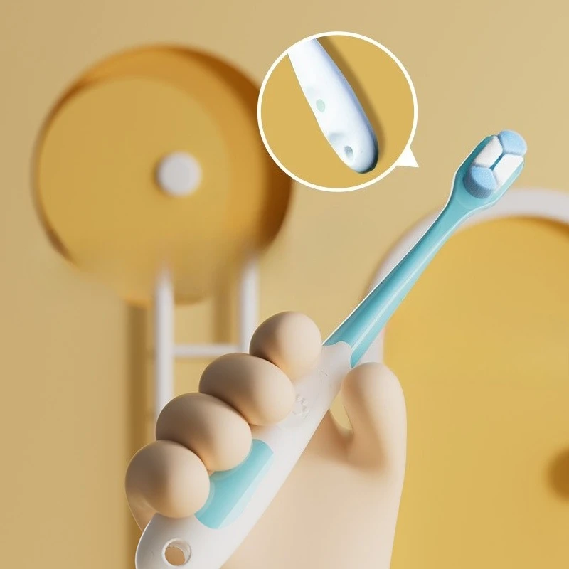 Cepillo de dientes suave ultrafino para niños, cepillos de dientes de pelo suave, limpieza profunda Oral, cuidado bucal para niños y niñas, herramientas de limpieza bucal, nuevo estilo - imagen 4